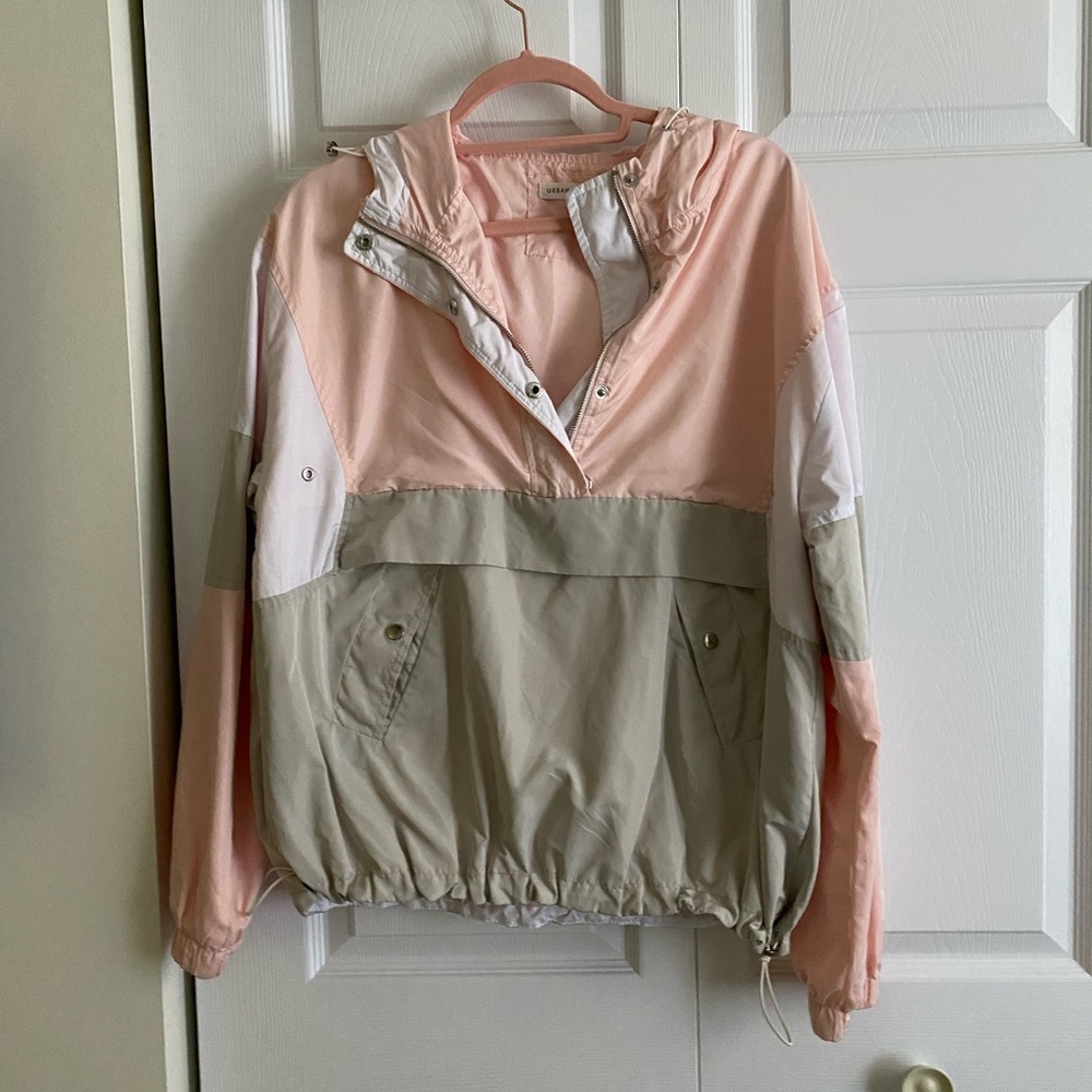 Colour blocked jacket